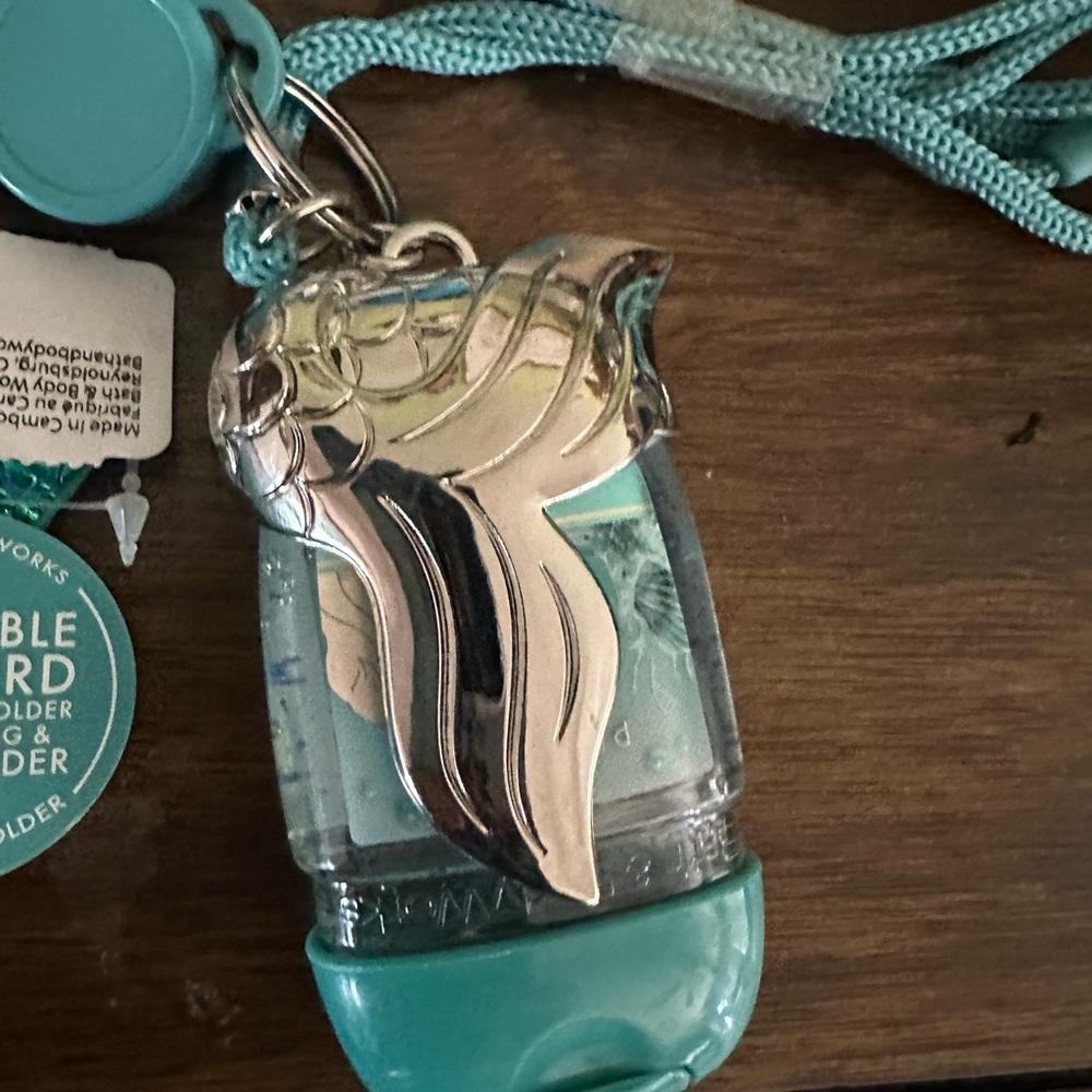 NEW BBW (4) PC MERMAID IRREDESANT LANYARD WALLET & BAG LIP GLOSS etc - Picture 3 of 14
